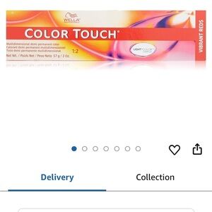 5/$20 Wella  Color Touch Vibrant Reds Hair Dye